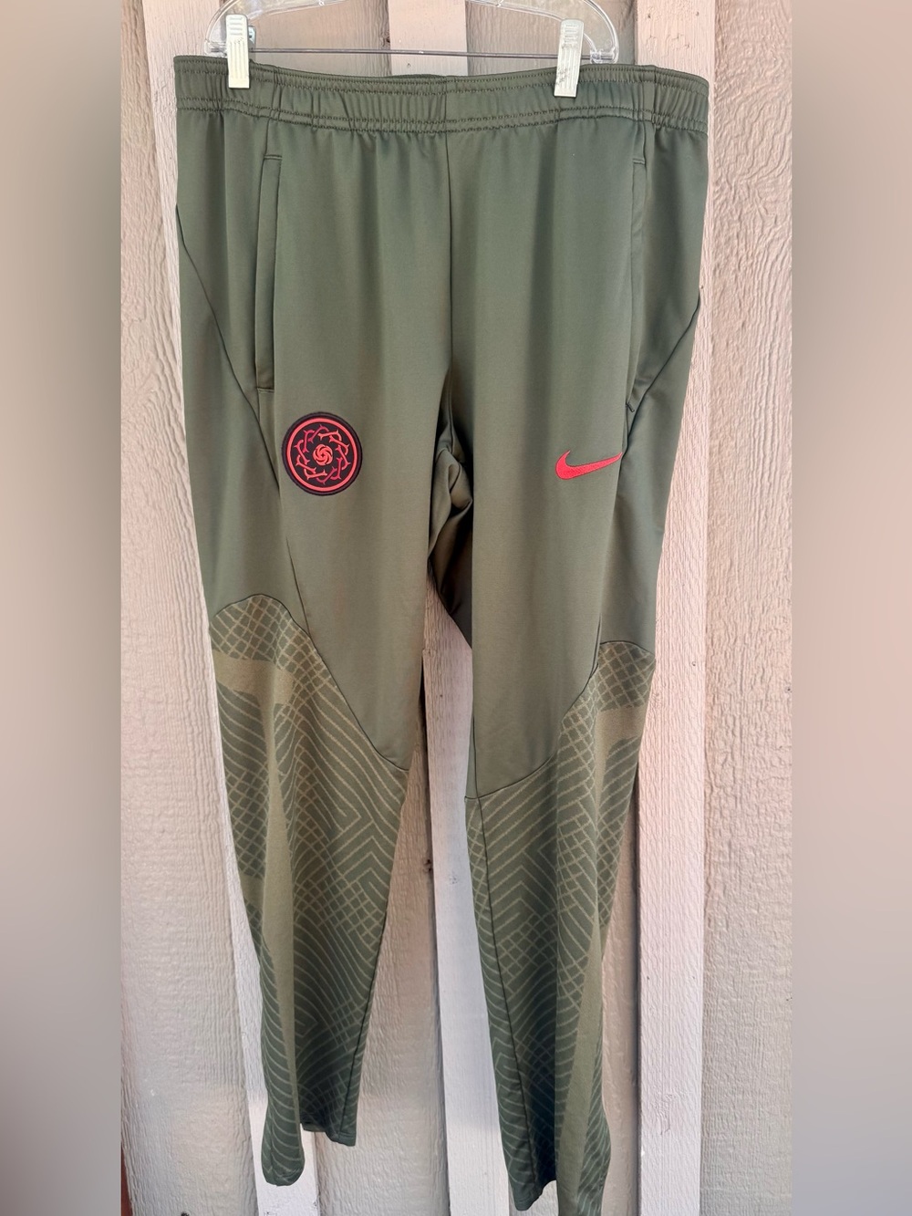 Portland Thorns FC Nike Dri-Fit Strike Training Pants Olive NWSL - Rare!